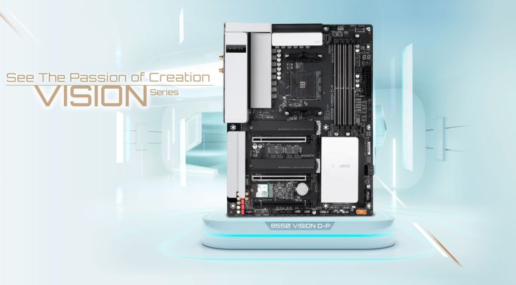 Gigabyte B550 Aorus Vision D-P Motherboard