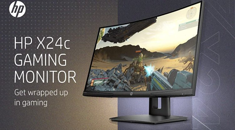 HP X24c 23.6-inch Curved FHD Gaming Monitor
