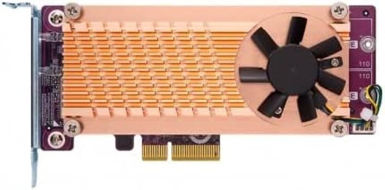 QNAP QM2-2P-244A Dual M.2 PCIe SSD Expansion Card