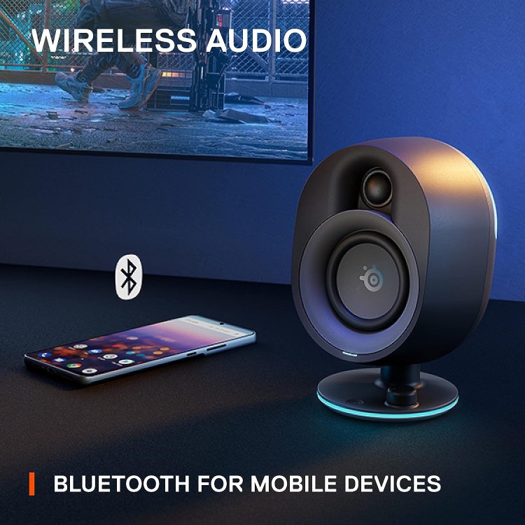 SteelSeries Arena 7 2.1 RGB Bluetooth Speaker System Black