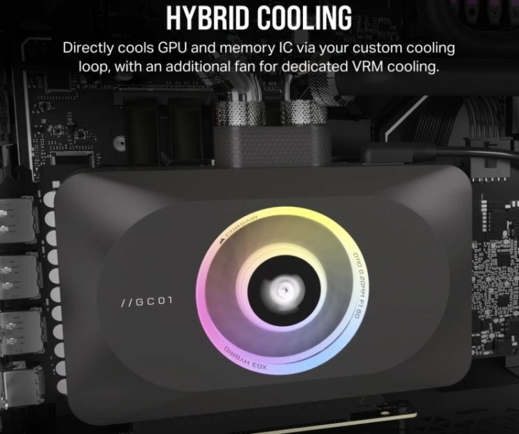 Corsair iCUE Link XG3 RGB 4070/4070 Ti Hybrid GPU Water Block