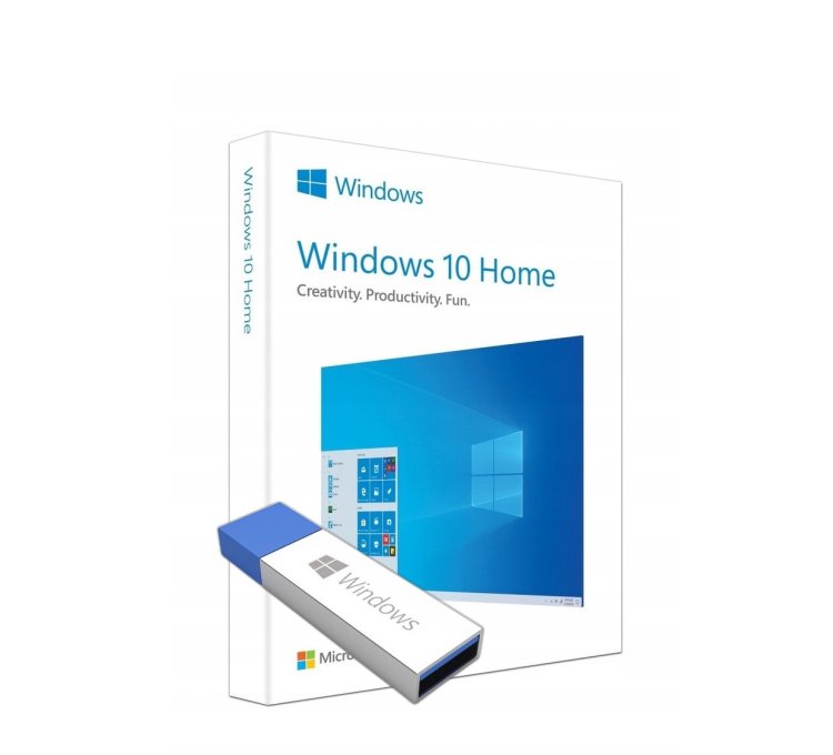 Microsoft Windows 10 Home 32 Bit/64 Bit (Pen Drive)
