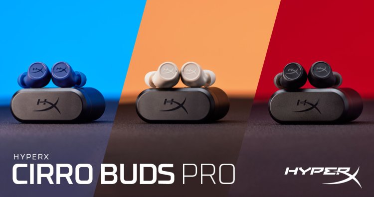 HyperX Cirro Buds Pro True Wireless Gaming Headphones Black