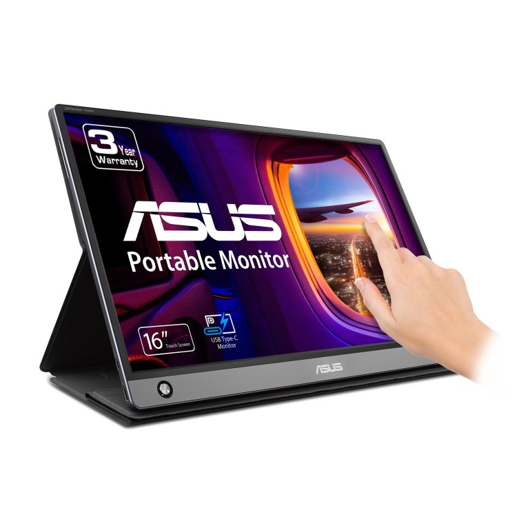 ASUS ZenScreen Touch MB16AMT IPS 15.6in Portable Monitor