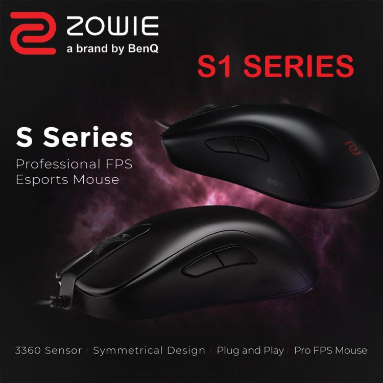 BENQ ZOWIE S1 (MEDIUM) GAMING MOUSE