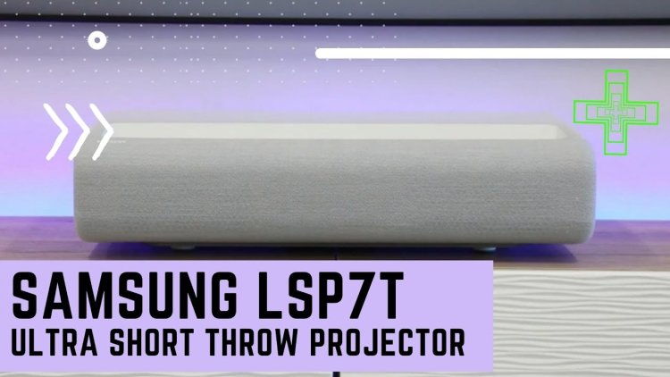 SAMSUNG 120 THE PREMIERE ULTRA SHORT THROW 4K UHD SMART SINGLE LASER PROJECTOR FOR HOME THEATER