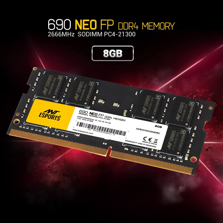 Ant Esports 690 Neo FP 4GB DDR4 2666Mhz Laptop RAM