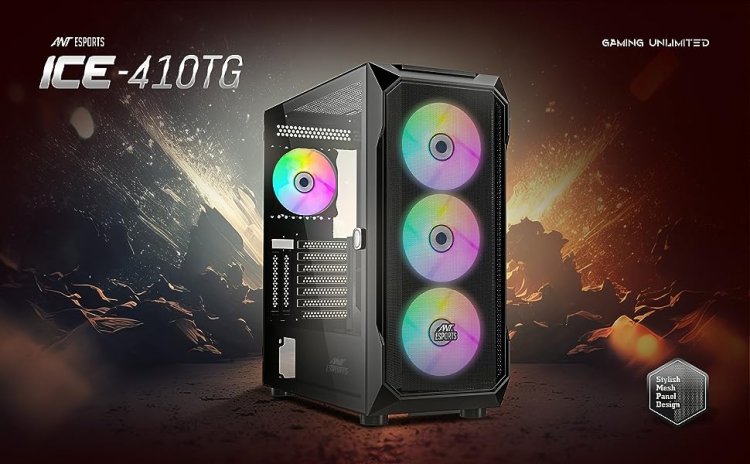 Ant Esports ICE-410TG Mid Tower Gaming Cabinet