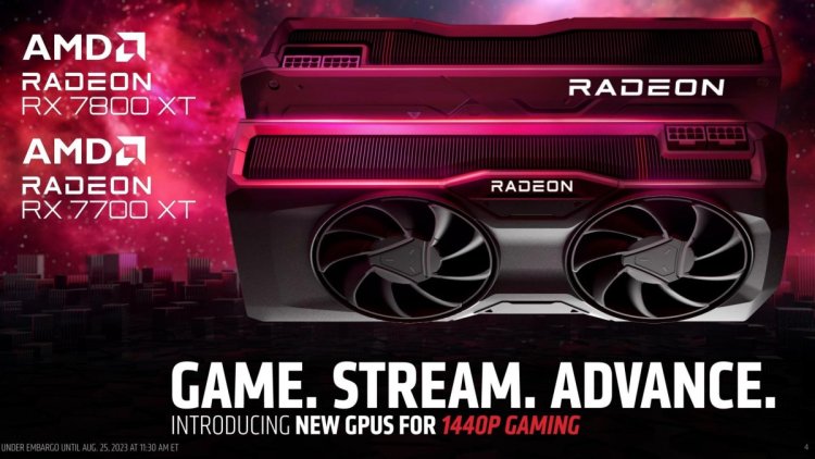 AMD announces $499 Radeon RX 7800 XT and $449 Radeon RX 7700 XT