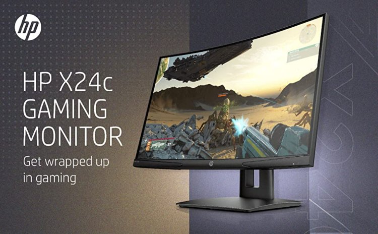 HP X24c 23.6-inch Curved FHD Gaming Monitor
