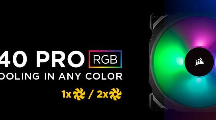 CORSAIR ML140 PRO RGB LED 140MM PWM PREMIUM MAGNETIC LEVITATION FAN