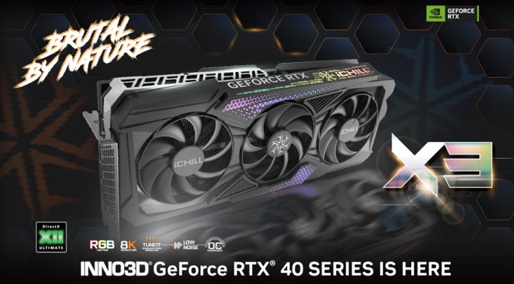 INNO3D GEFORCE RTX 4090 ICHILL X3 24GB GDDR6X