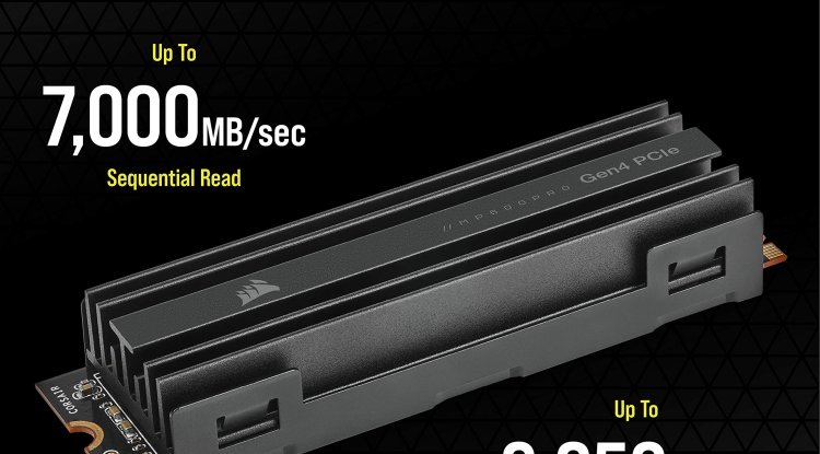 Corsair MP600 PRO LPX 2TB M.2 NVMe PCIe 4.0 Internal SSD