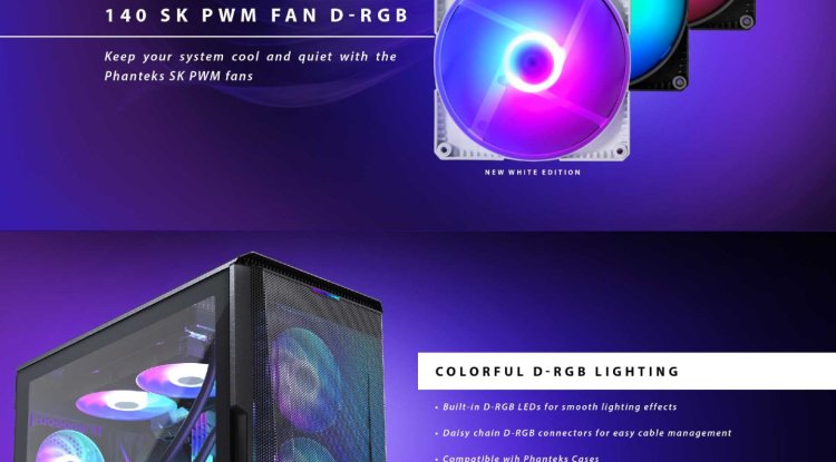 Phanteks SK 140mm PWM Fan Digital RGB