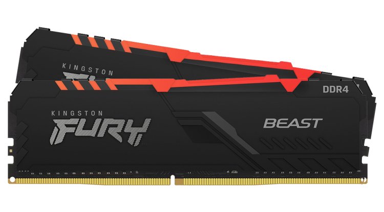 Kingston Fury Beast RGB 16GB (2x8GB) 3600MHz CL17 DDR4