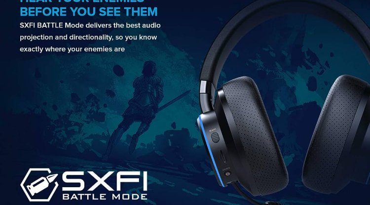 Creative SXFI Air Gamer Hybrid Headset Black