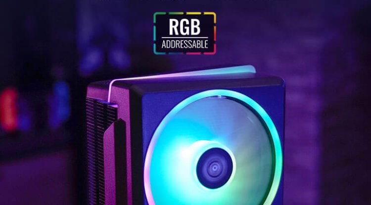 Aerocool Cylon 4F ARGB CPU Cooler White