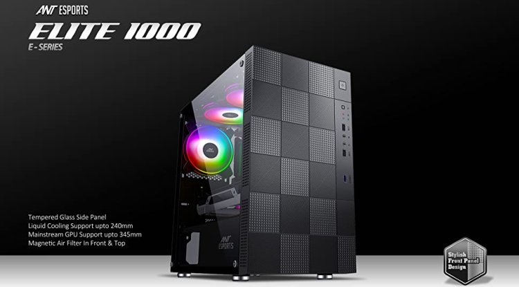 ANT ESPORTS ELITE 1000 PS MID TOWER GAMING CABINET