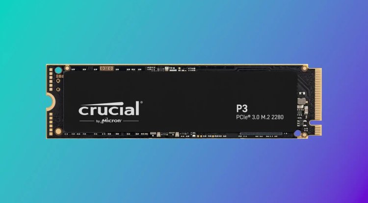 CRUCIAL P3 1TB PCIE M.2 NVME SSD