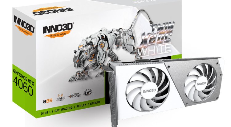 INNO3D GEFORCE RTX 4060 TI TWIN X2 OC WHITE 8GB GDDR6
