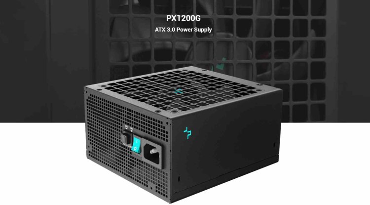 DEEPCOOL PX1200G 1200 WATT 80 PLUS GOLD FULLY MODULAR ATX 3.0 POWER SUPPLY