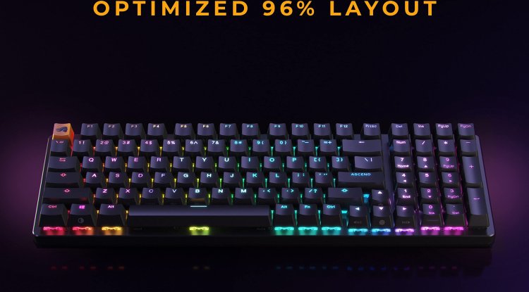 Glorious Modular Mechanical Keyboard 2 Fox Switches GMMK2 96% Full Size