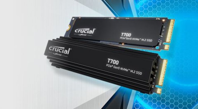 Crucial T700 1TB Gen5 NVMe M.2 SSD