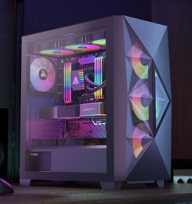 ANTEC DF800 FLUX MID-TOWER GAMING CABINET