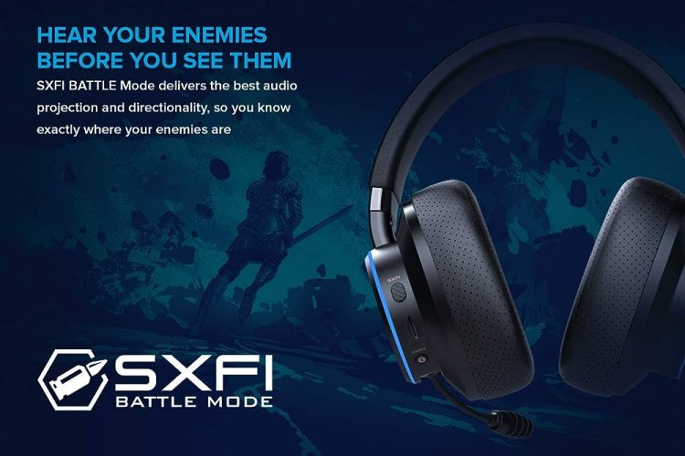 Creative SXFI Air Gamer Hybrid Headset Black