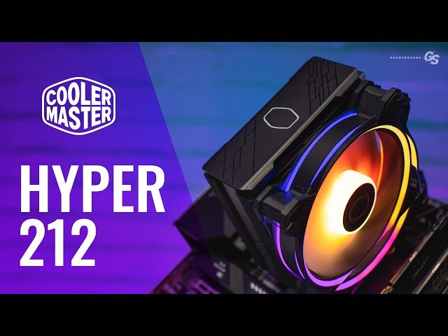 COOLER MASTER HYPER 212 HALO BLACK ARGB CPU COOLER