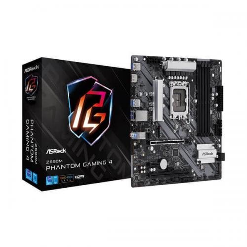 ASROCK Z690M PHANTOM GAMING 4 MOTHERBOARD