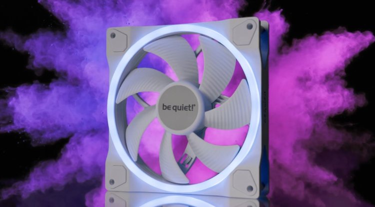 Be Quiet! Light Wings White