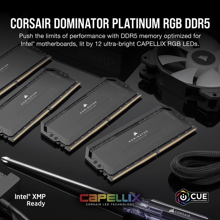 Corsair Dominator Titanium 32GB (2x16GB) 7200MHz CL34 DDR5