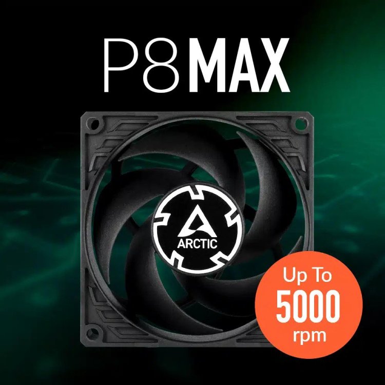 Arctic P8 Max review – high-performance fan in 80 mm