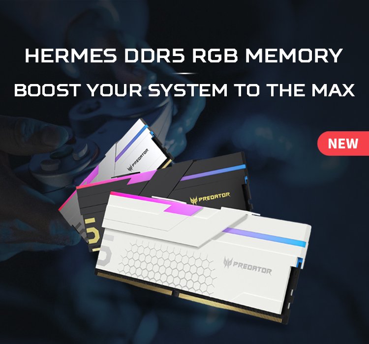 Perdator Hermes DDR5 RGB Memory