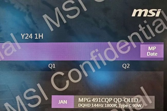 MSI focuses on QD-OLED for the MAG gaming monitor series: the roadmap leaked