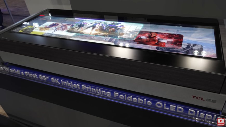 TCL's Revolutionary Inkjet OLED Technology and 8K OLED PC Monitors